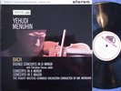 YEHUDI MENUHIN Ferras BACH Double Concerto..  UK HMV White/Gold ASD 346 LP NM