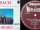 FELIX AYO-I MUSICI / Bach Violin Concertos / Philips Hi-Fi Stereo 835 007 AY