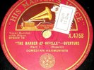 Comedian Harmonists. Rossini (Der Barbier von Sevilla). HMV X 4658. NM-