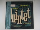 WESTMINSTER JAPAN LP/ BRAHMS: QUINTET FOR PIANO AND STRINGS - JOERG DEMUS