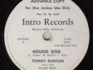 TOMMY DUNCAN - Intro 6071 - Hound Dog - 1953 HILLBILLY BLUES PROMO 78