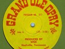 Grand Ole Opry show #277 w/ Roy Acuff, Bill Monroe, Glaser Bros., Onie Wheeler
