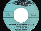 MIKE GORDON & AGATES - RUMBLE BEACH -INSTRUMENTAL 45 ON DORE HEAR IT LISTEN