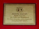 CONCERT HALL LIMITED EDITION C-12 Haydn Double CTO Violin Harps PETER RYBAR EX