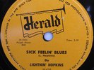 LIGHTNIN' HOPKINS 78 on Herald  