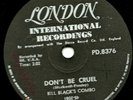 RARE 1960 ELVIS BASS PLAYER BILL BLACK COMBO 78 DON'T BE CRUEL  LONDON PD 8376 E
