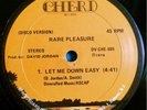* RARE PLEASURE Let Me Down Easy  BOOGIE FUNK DISCO Cheri 12