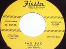LATIN/ MONCHITO PAO PAO FIESTA RECORDS/CHA CHA/POPCORN/SOUL