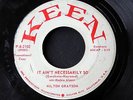 MILTON GRAYSON - It Ain't Necessarily So northern soul Keen White-label promo 45