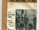 ROLLING STONES (ITALIAN RARITY ) : IT'S ALL OVER NOW + GOOD TIMES BAD TIMES
