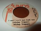 Mickey Simpson I & I Can't Turn Back Now Rare Killer Roots 7