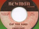 AMBERTONES CLAP YOUR HANDS & CRUISE 1965 NEWMAN WILD GARAGE ROCKER 45 ? MAD MIKE