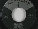 Northern Soul 45 ANN BYERS Dead End / Where Oh Where on Academy
