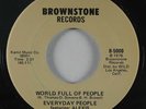Funk 45 EVERYDAY PEOPLE World Full Of People / I'd Like To Stay on Brownstone NM