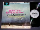 MAHLER symphony 4 SCHWARZKOPF KLEMPERER columbia sax 2441 mint- lp