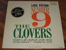THE CLOVERS love potion #9 UNITED ARTISTS mono WHITE LABEL PROMO rare R&B LP
