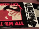 METALLICA KILL 'EM ALL LP SIGNED BY ALL 4 MEMBERS CLIFF BURTON  MEGAFORCE NJ
