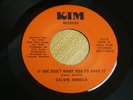 Private Funk Soul 45rpm Calvin Arnold KIM 101 If She Don't Want You To RARE