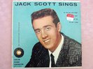 JACK SCOTT SINGS - EP w/original Record - CARLTON LABEL - EP-7/1072 -  CANADIAN
