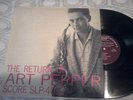 The Return Of Art Pepper LP Score SLP 4032 Deep Grooves DG Shelly Manne Sheld