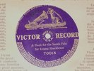 VICTOR TALKING MACHINE RECORD,SIR ERNEST SHACKLETON,A DASH FOR THE SOUTH POLE