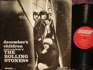 THE ROLLING STONES LP / DECEMBER'S CHILDREN / ORIGINAL RED LABEL MONO PRESSING