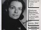 LP WOW 003 ED.1 JENNY ABEL AUTOGRAPHED BACH BACEWICZ SOLO VIOLIN CHACONNE AS NEW