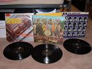 3 BEATLES LPs SGT PEPPERS/A HARD DAYS NIGHT/PLEASE PLEASE ME STEREO VG £1