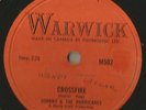 78 Rpm Record Johhny & The Hurricanes Crossfire / Lazy