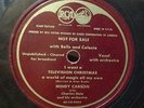 78rpm 1949 RCA Victor Mindy Carson TELEVISION CHRISTMAS dealer advertising disc