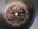 JELLY ROLL MORTON AND HIS ORCHESTRA RED HOT PEPPER V-38055 78 RPM JAZZ