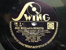 DJANGO REINHARDT w/ DICKY WELLS ORCHESTRA ON SWING SW6 E CONDITION
