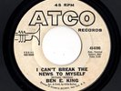 Northern Soul 45 BEN E. KING I Can't Break The News To Myself/Goodnight My Love