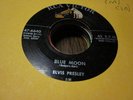 31A M- Elvis Presley silver Line RCA 47 6640 45 rpm blue moon / just becau