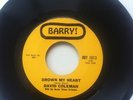 David Coleman Drown My Heart Rare Barry Soul R&b Popcorn Latin