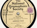 NATIONAL GRAMOPHONIC SOCIETY- COMPOSER'S EDITION: BAX MOY MELL (1928)