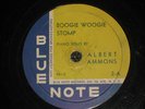 Albert Ammons Blue Note 2 78sp Boogie Woogie Blues