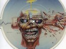 2 Iron Maiden shaped Picture discs  The Trooper  Play with Madness