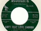 LARRY ATKINS Ain't That Love Enough ROMARK 45 L.A. northern soul rare issue HEAR