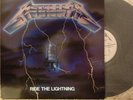 Metallica Ride The Lightning Vinyl LP
