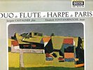 Duo CASTAGNER Flute FONTAN-BINOCHE Harp Mozart Debussy STEREO French DECCA  SXL