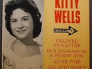 Kitty Wells Unloved Unwanted + 3  Decca ED 2717 Original 7