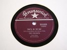 BUDDY HOLLY & THE CRICKETS 78rpm on BRUNSWICK # B 55009 THAT'LL BE THE DAY 1957