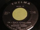Emanuel Laskey northern soul 45 I'm A Peace Loving Man / Sweet Lies