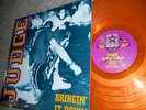 RARE Judge Bringin It Down ORANGE LP,Youth Of Today,Gorilla Biscuits,Chain,sxe