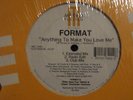 12 - Format ?– Anything To Make You Love Me / Whenever I Call Your name - rare