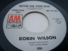 Robin  Wilson. Better use your head. A&M Promo.
