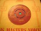 UK MAUVE/GOLD HMV REMOVABLE/REPLACEABLE CENTRE-ELVIS PRESLEY-HOUND DOG- VG