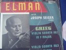 LXT 5113: MISCHA ELMAN - GRIEG VIOLIN SONATA - RARE