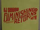 DJ SHADOW DIMINISHING RETURNS 2LP RARE SEALED